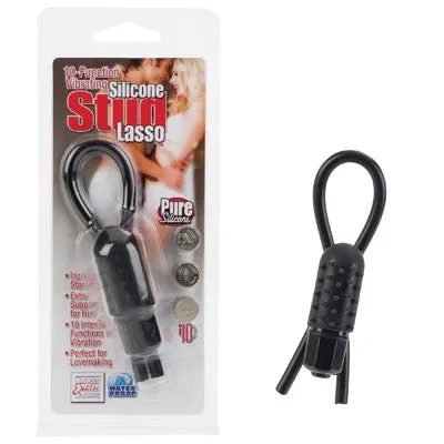 10-FUNCTION VIBRATION SILICONE STUD LASSO