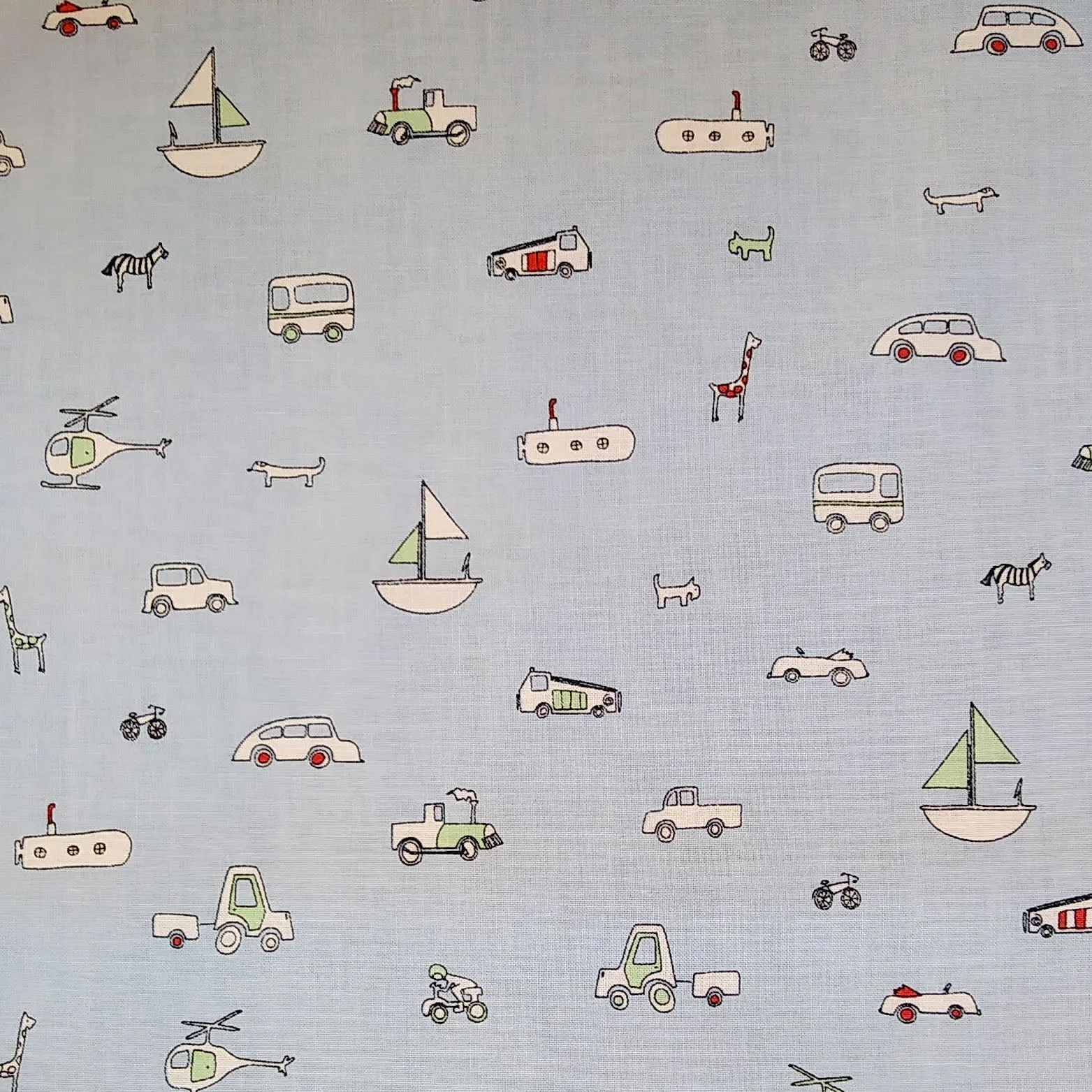 Beep Beep Fabric - Cotton