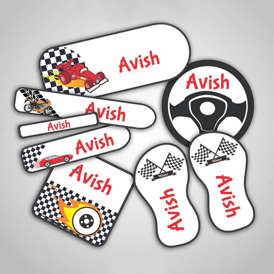 Car Labels Super Saver Set <br> <span style="font-size: 11px; font-family:Helvetica,Arial,sans-serif;">Assorted packs containing 156 stickers</span>