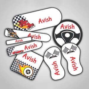 Car Labels Super Saver Set <br> <span style="font-size: 11px; font-family:Helvetica,Arial,sans-serif;">Assorted packs containing 156 stickers</span>