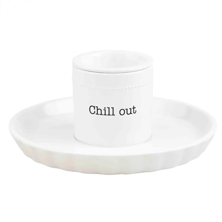 Chip & Dip Chiller Serving Bowl Set