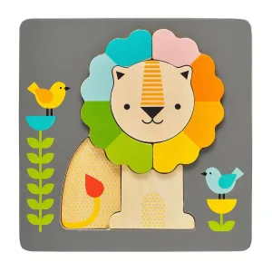 Chunky Wood Puzzle - Little Lion