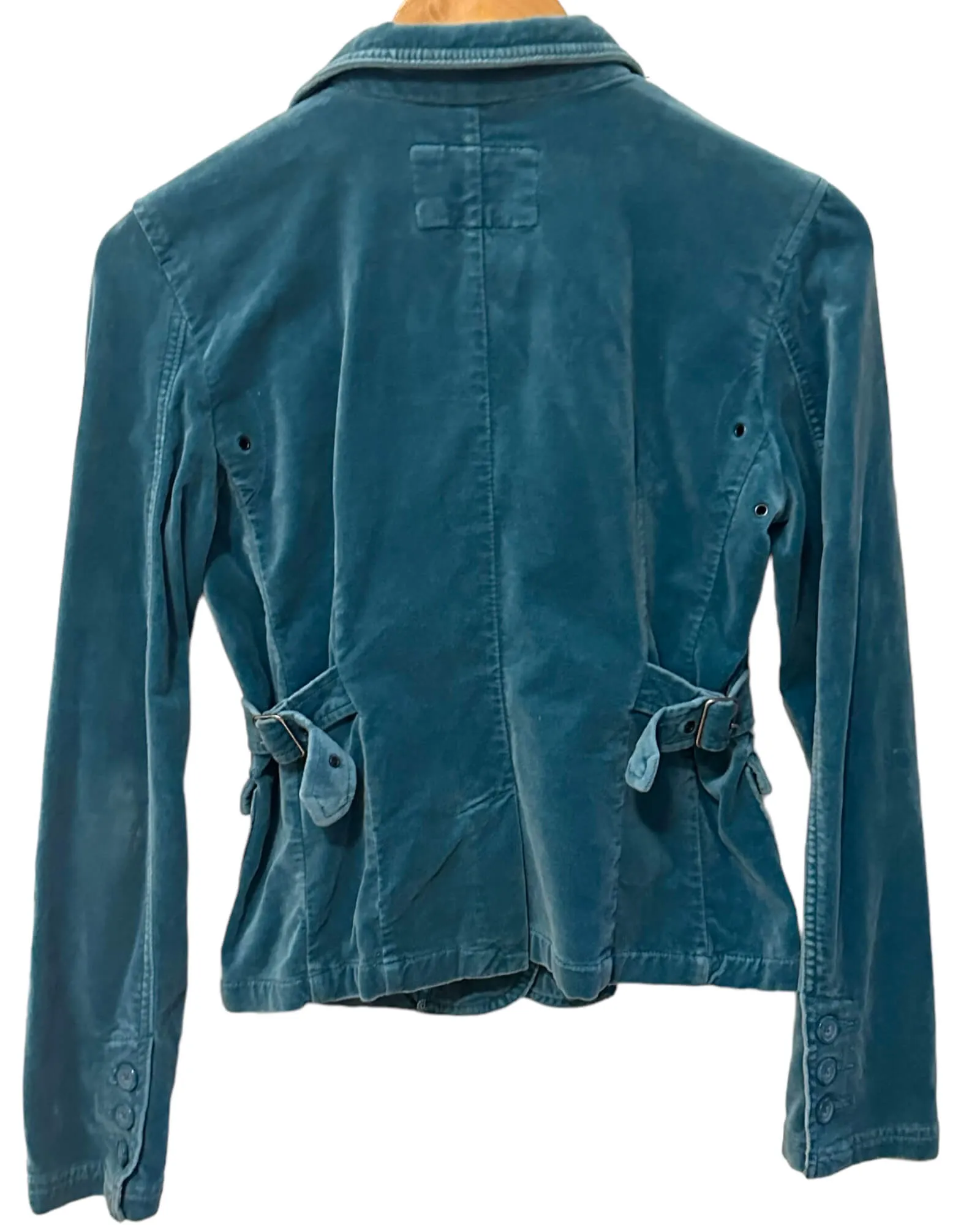 Cool Summer Oasis Velvet Tuxedo Jacket