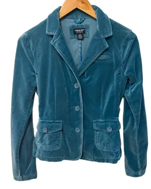 Cool Summer Oasis Velvet Tuxedo Jacket