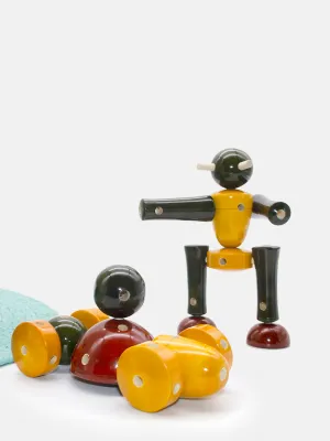 Gola Dandi Wooden Blocks Natural Dye Lac finish