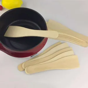 Heat Resistant Wooden Spatulas Set