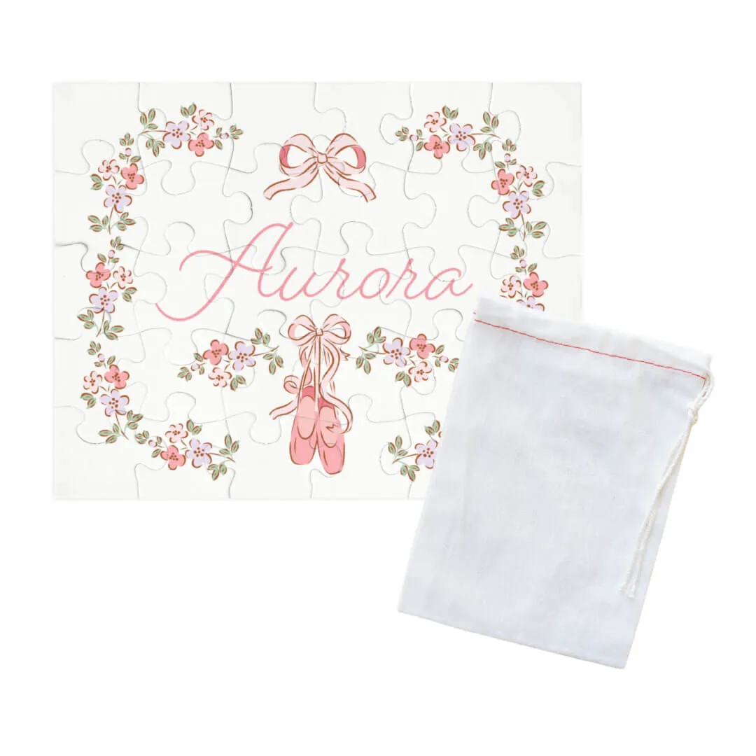 Kids Personalized 30 Piece Puzzle | Ballet Blossoms