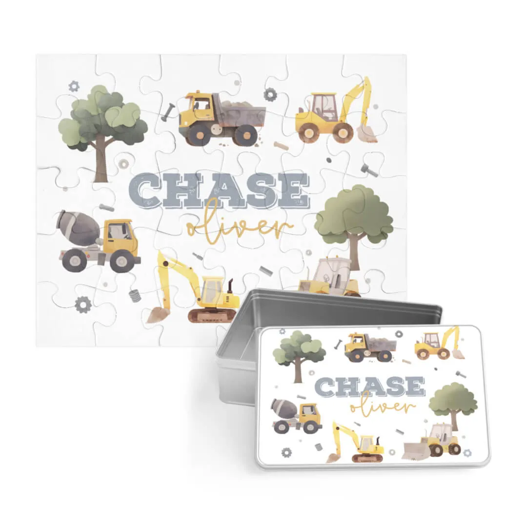 Kids Personalized 30 Piece Puzzle | Nuts & Bolts