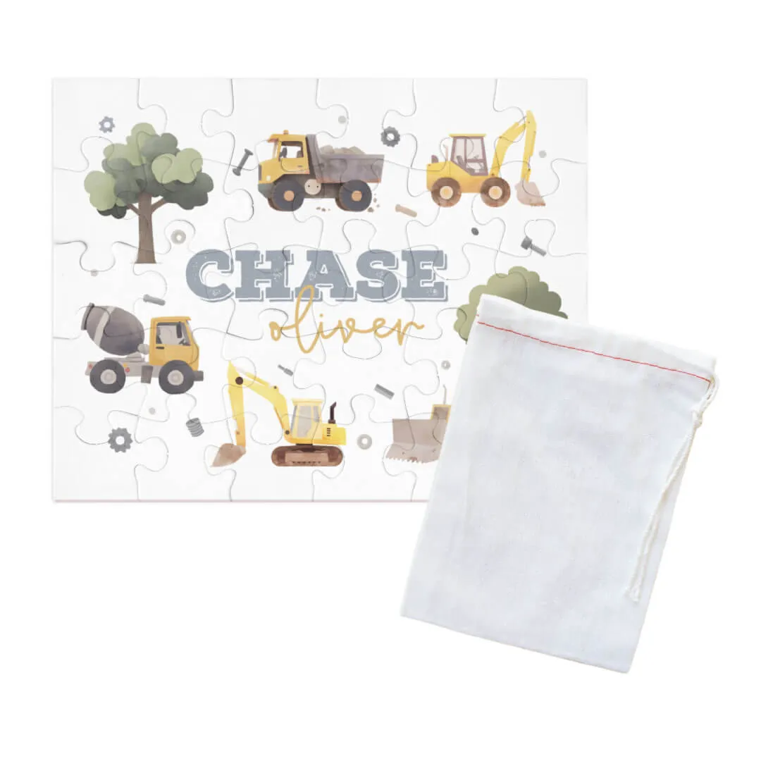 Kids Personalized 30 Piece Puzzle | Nuts & Bolts