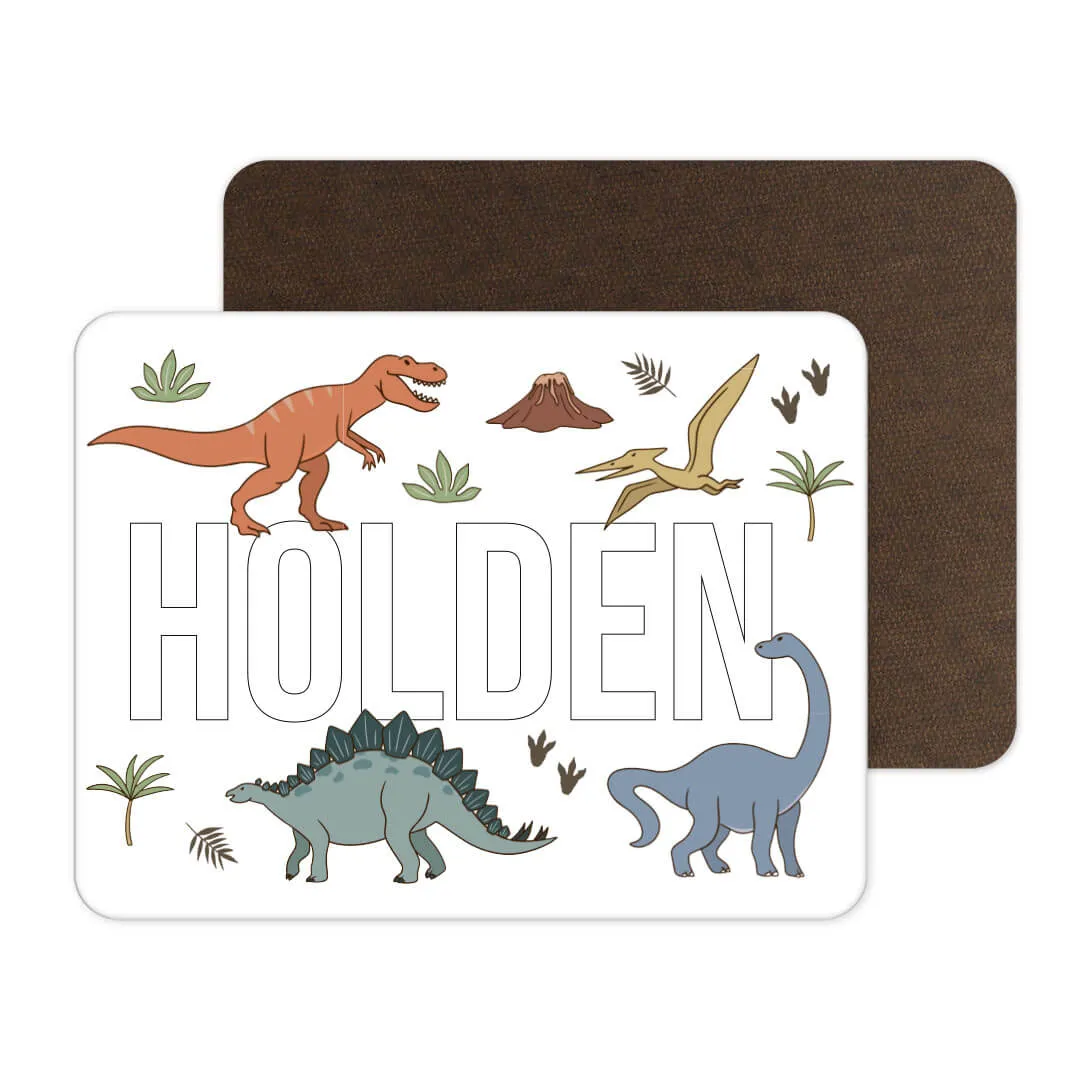Kids Personalized Whiteboard | Dino Dude