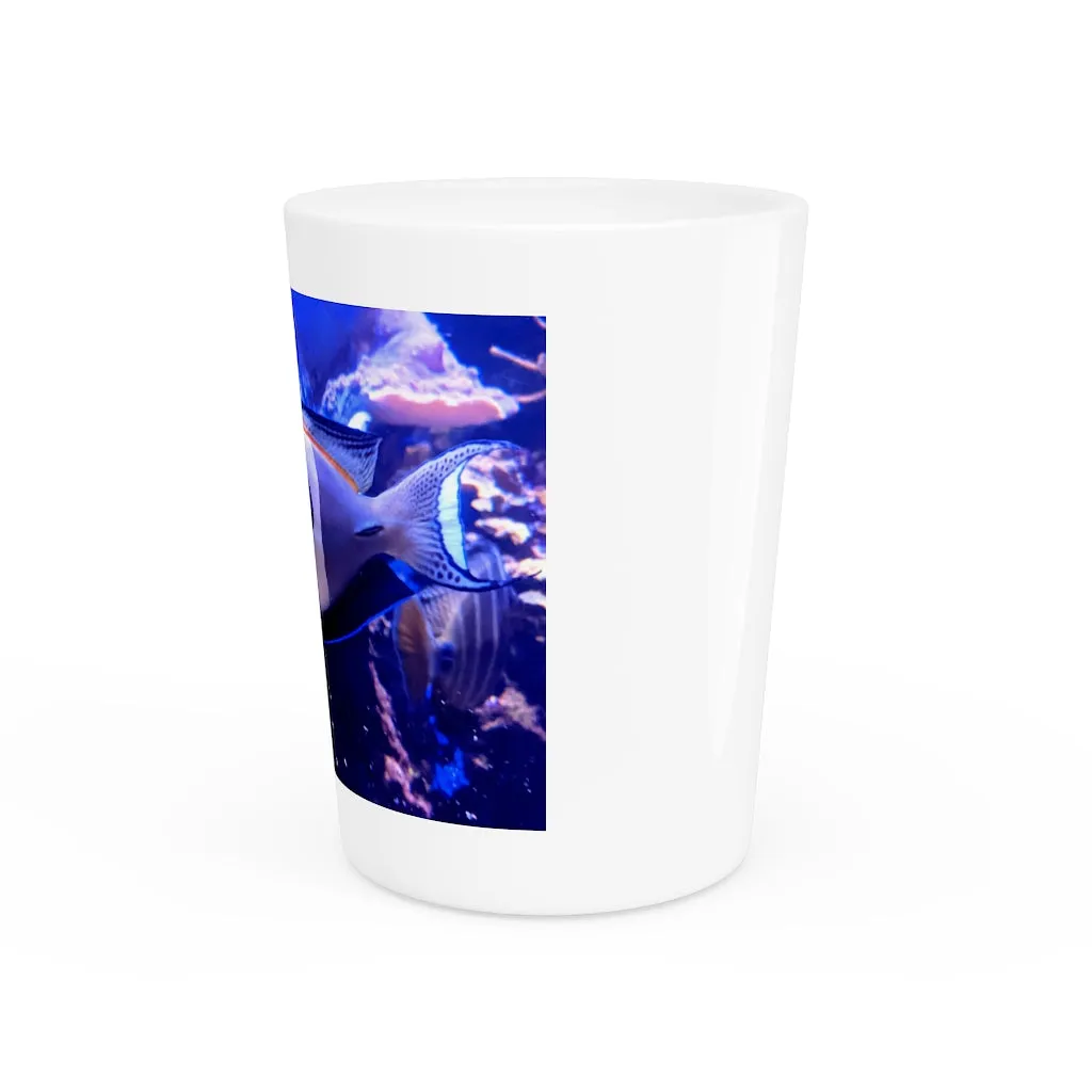 Light White Fish Shot Glass