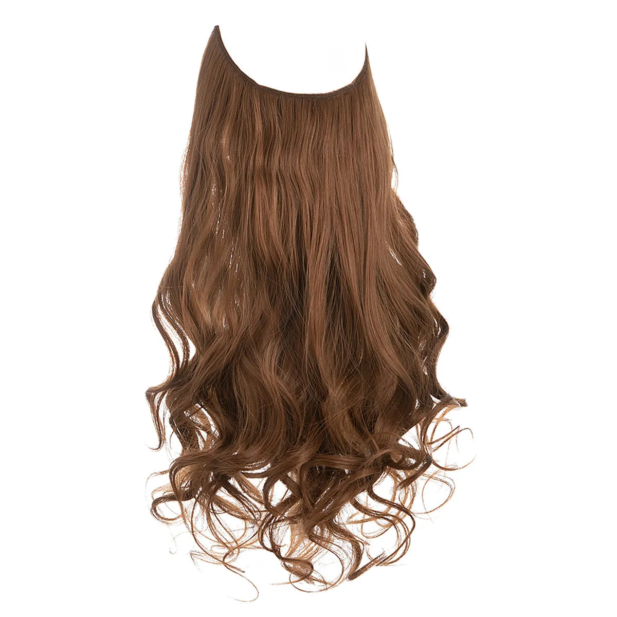 Long Curly Synthetic Wig for Women – Heat-Resistant Matte Fiber | 12–22 Inches | Multiple Natural Shades