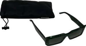 maniere de voir Green Azur Sunglasses In Marble Effect With Original Case One Size