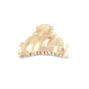 Marble Resin Jaw Clips (White)