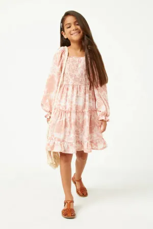 Mauve Tie Dye Dress