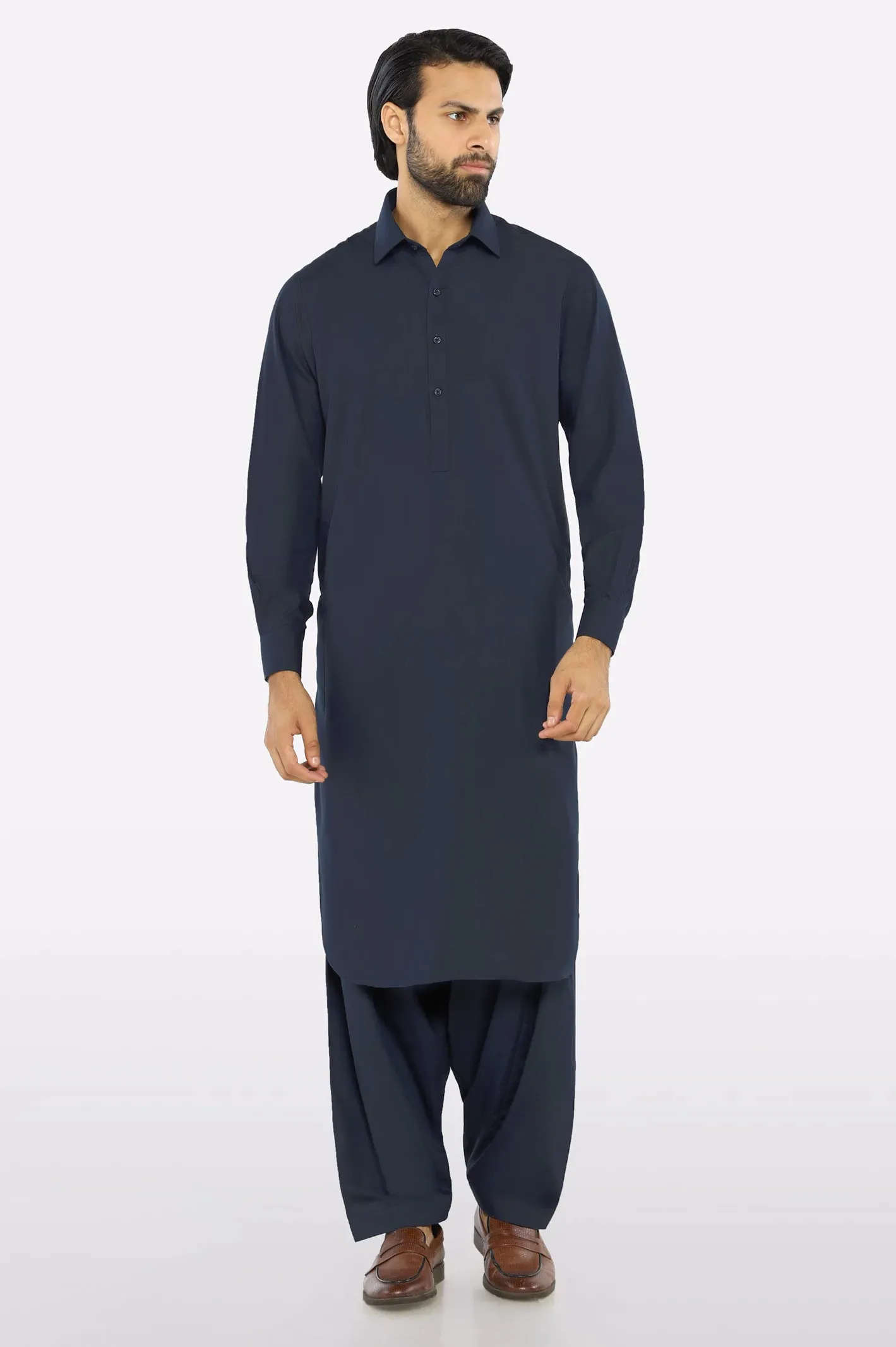 Navy Blue Cotton Fabric