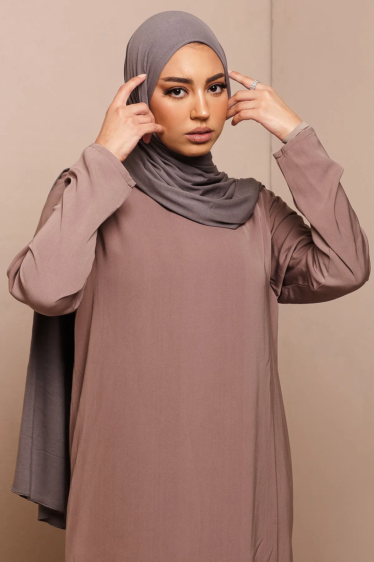 Shadow Charcoal Bamboo Jersey Hijab