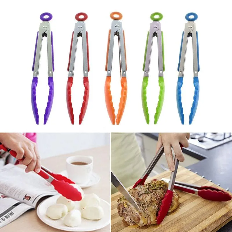 Silicone BBQ Tongs