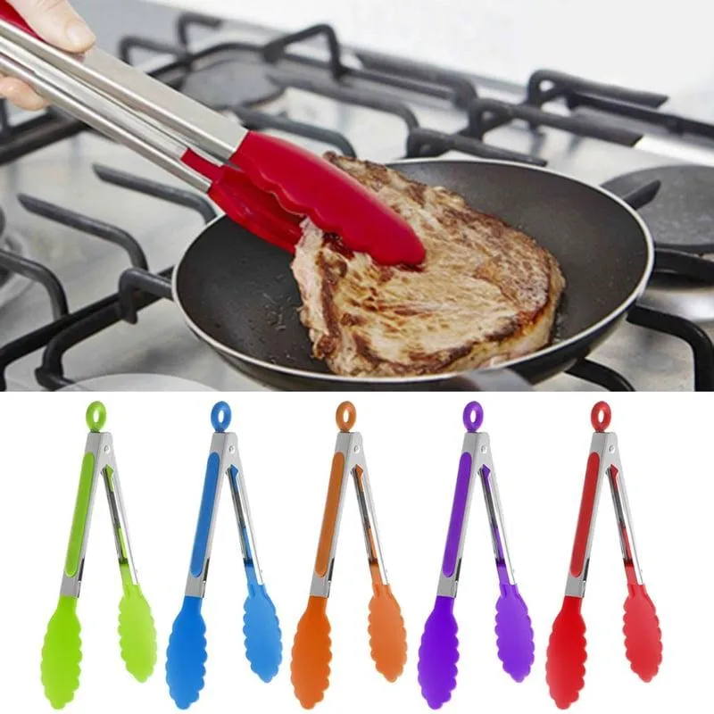 Silicone BBQ Tongs