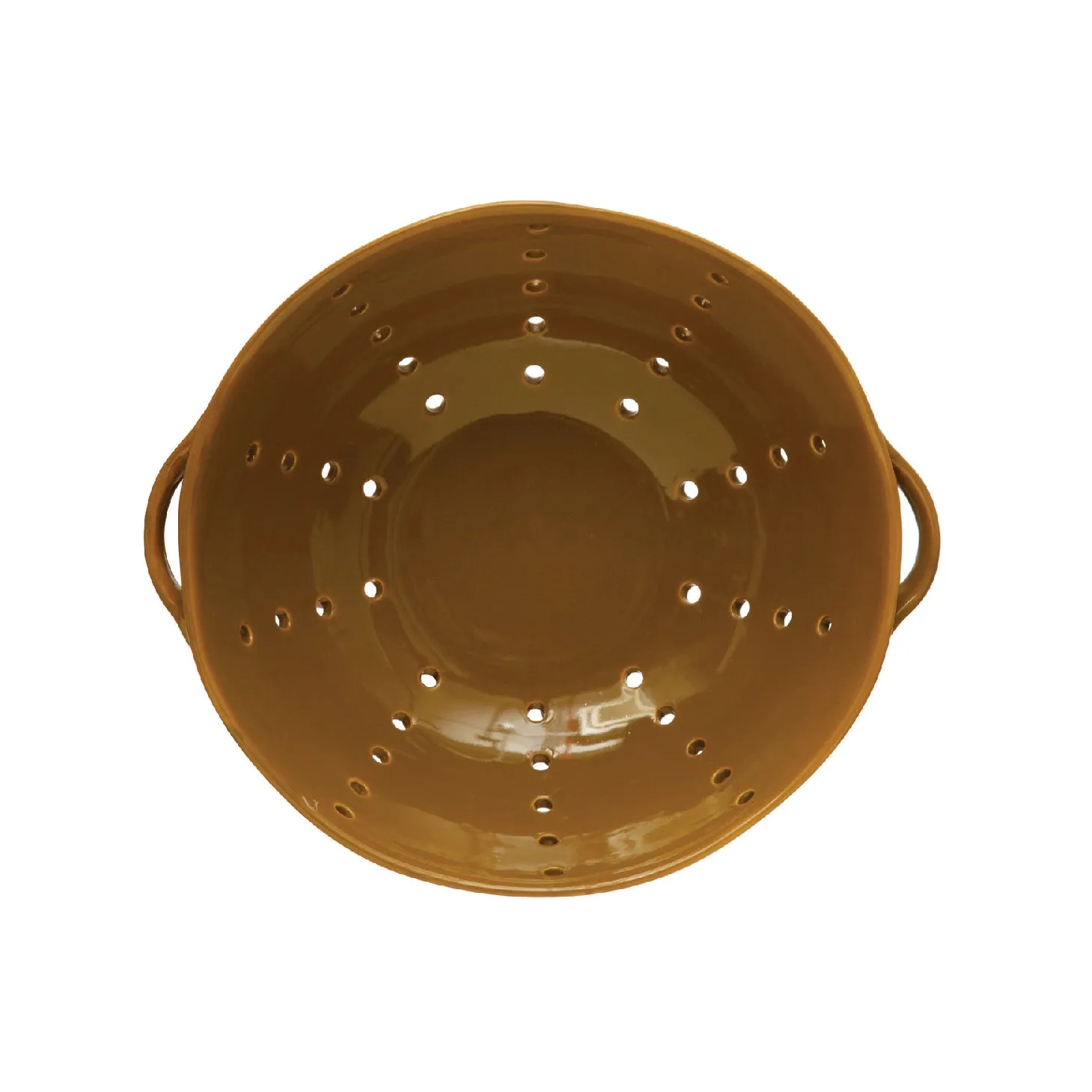 Stoneware Colander with Handles - Butterscotch