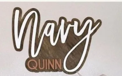 Sugar   Maple Personalized Bubble Wood Sign