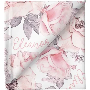 Sugar   Maple Personalized Stretchy Blanket | Wallpaper Floral