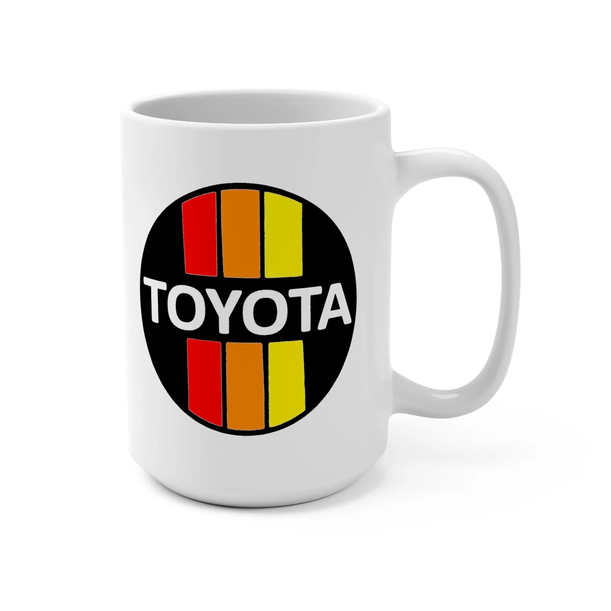 Toyota 3 Stripe Ceramic Coffee Mug Cup - Reefmonkey